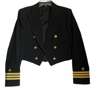 Vintage US Navy Commander Uniform Dinner Dress Blue Jacket Men S Made USA